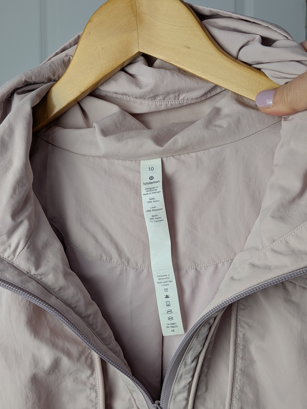 Lululemon Always Effortless Jacket - Pink Bliss - Size 10 - Like New - Picture 10 of 14